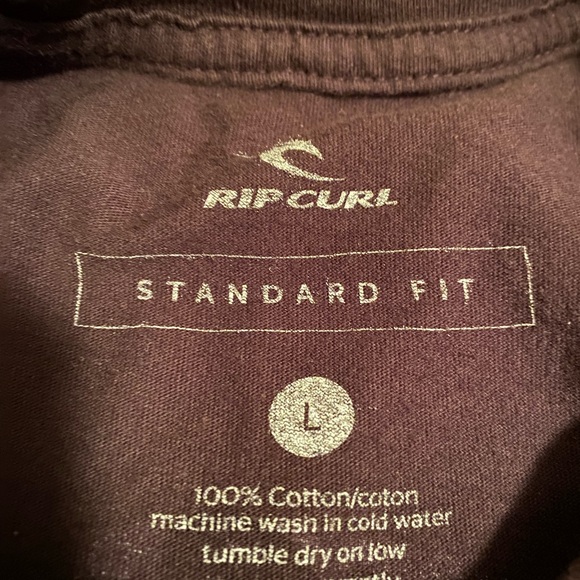 Ron Jon Ripcurl long sleeved black shirt.  large - Picture 3 of 5